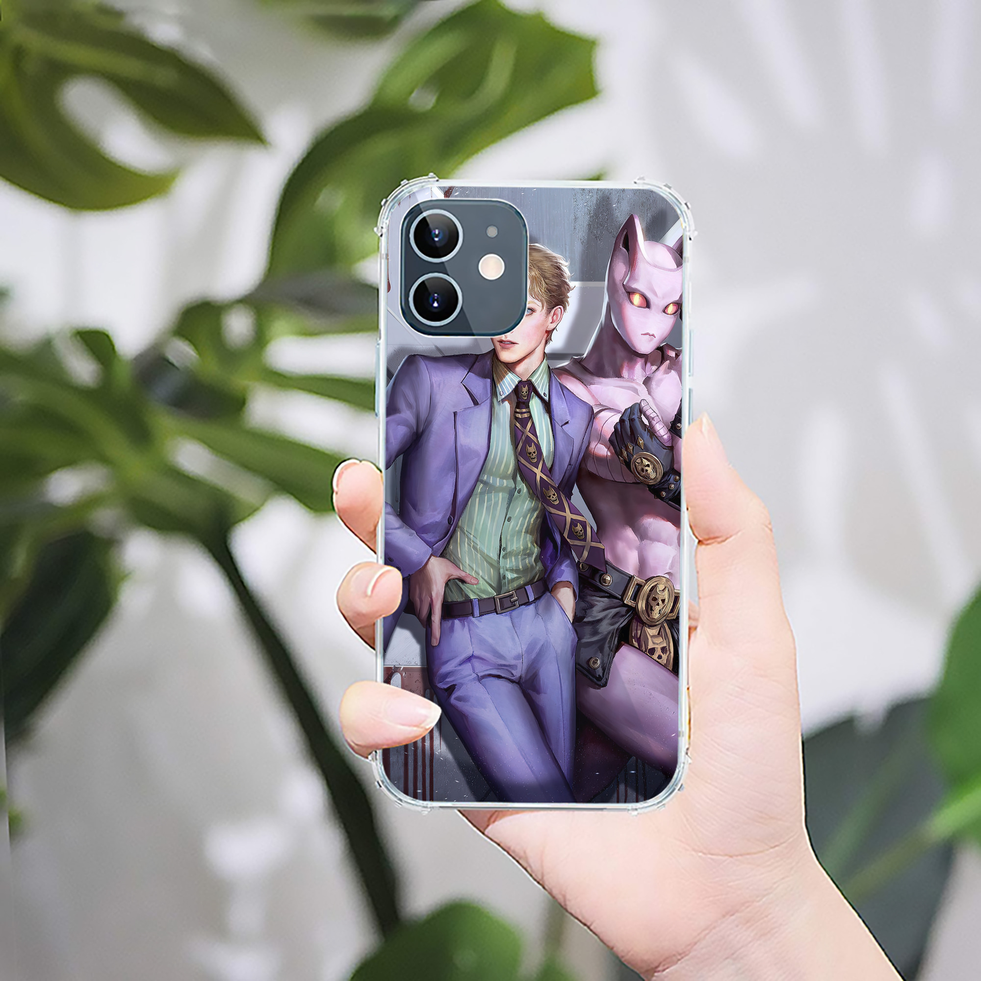 （画像用） ジョジョの奇妙な冒険 JoJo's Bizarre Adventure 【iPhone 12シリーズ対応】透明スマホケース（クリアソフトケース）